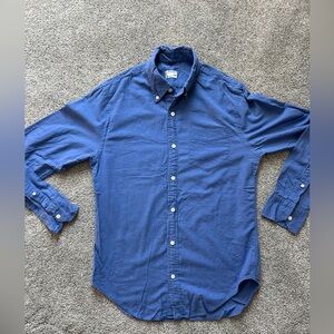 Club Monaco Slim Men's Blue Button-Down Shirt 100% Cotton